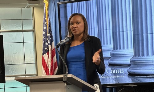 Image for article: Cheyne R. Scott Speaks at 2nd Annual Well-Being in the Law Judiciary Program