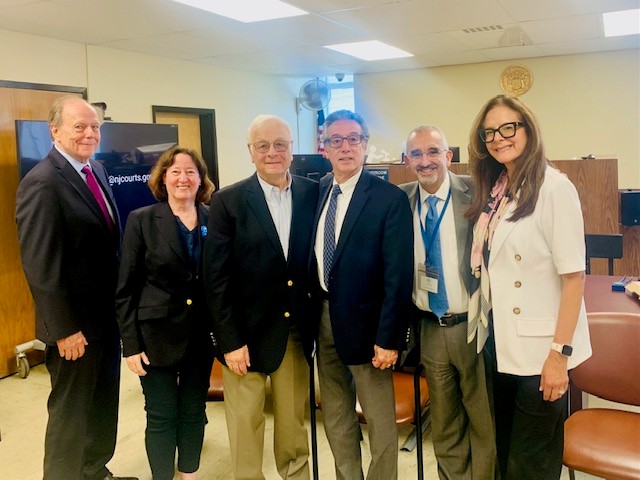 Image for article: Hon. Peter F. Bariso, Jr., A.J.S.C (Ret.) and Hon. Thomas P. Olivieri, P.J.Ch. (Ret.) Share Career Insights with Hudson County Judicial Law Clerks